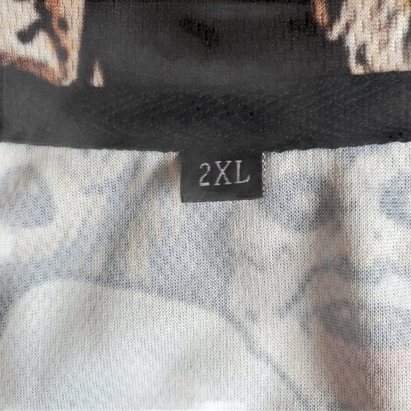 Zombie Vampire Creepy Ghouls Evil Halloween T Shirt All Over Print Men's Small - Picture 5 of 6